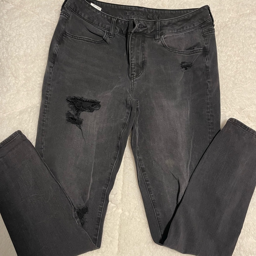 American Eagle Skinny Stretch Jeans (12 long)